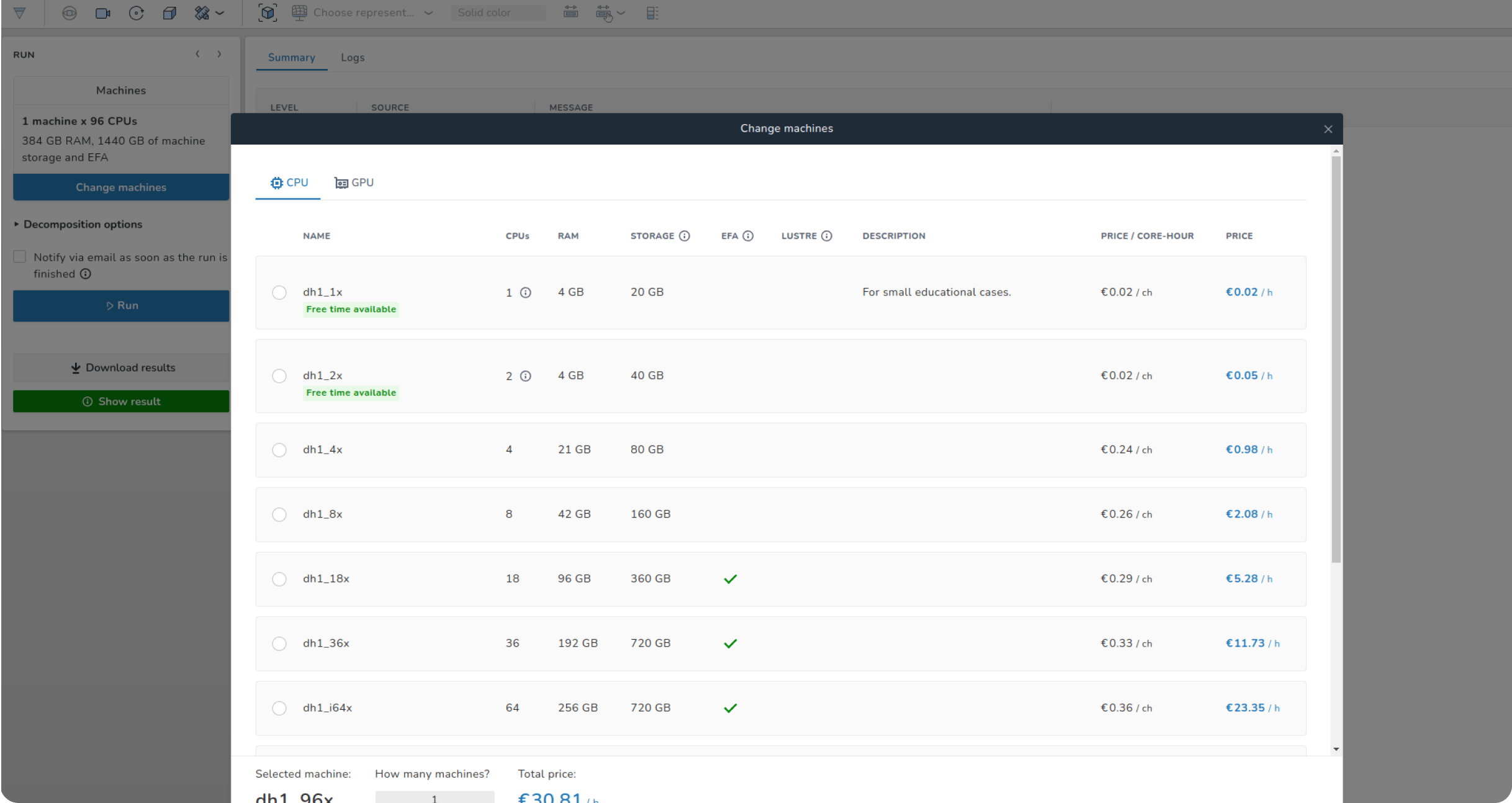 Scaling with multiple machines